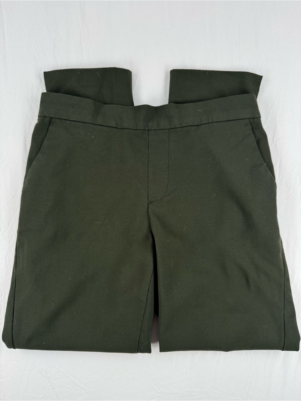 Banana Republic “Hayden” Straight Leg Pants Dark Green